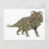 Albertaceratops Dinosaur die naar het front kijkt Briefkaart (Voorkant)