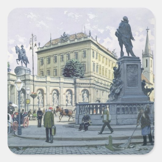 Albertina, Wenen Vierkante Sticker (Voorkant)