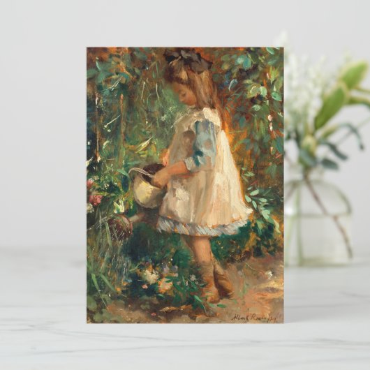 Albertine in de tuin | Albert Roelofs (Staand voorkant)