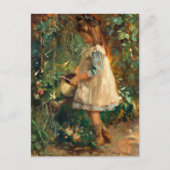 Albertine in de tuin | Albert Roelofs Briefkaart (Voorkant)