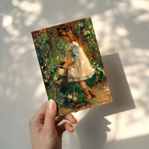 Albertine in de tuin   Albert Roelofs Kaart