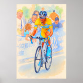 Alberto Contador Top van de Navacerrada Pas 2008  Poster (Voorkant)