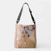 Alberto Vargas Art Deco Cross Body Handbag Crossbody Tas (Voorkant)