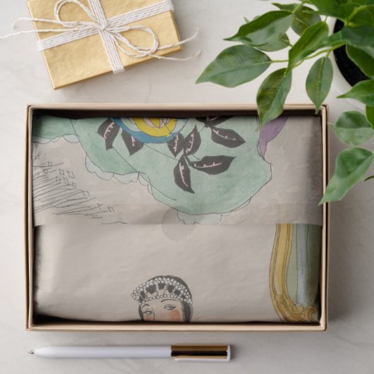 Alberto Vargas Art Decoupage Weefpapier Tissuepapier (Geschenk)