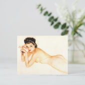 Alberto Vargas  Pin up Briefkaart (Staand voorkant)