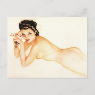 Alberto Vargas  Pin up Briefkaart