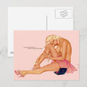 Alberto Vargas  Pin up Briefkaart (Voorkant / Achterkant)