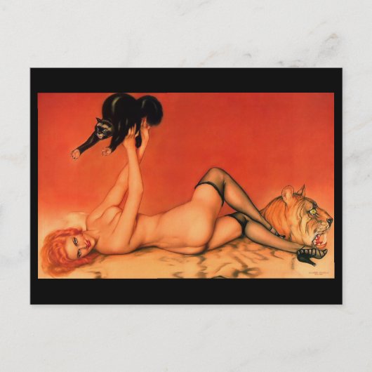 Alberto Vargas  Pin up Briefkaart (Voorkant)