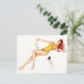 Alberto Vargas Pin up Briefkaart (Staand voorkant)