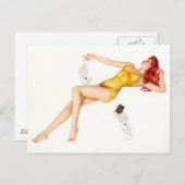 Alberto Vargas Pin up Briefkaart (Voorkant / Achterkant)