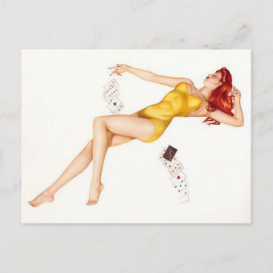 Alberto Vargas  Pin up Briefkaart