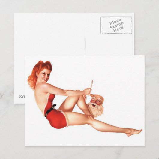 Alberto Vargas  Pin up Briefkaart (Voorkant / Achterkant)