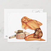 Alberto Vargas  Pin up Briefkaart (Voorkant / Achterkant)