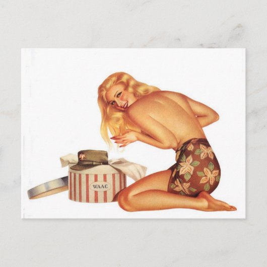 Alberto Vargas  Pin up Briefkaart (Voorkant)