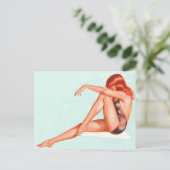 Alberto Vargas  Pin up Briefkaart (Staand voorkant)