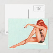 Alberto Vargas  Pin up Briefkaart (Voorkant / Achterkant)
