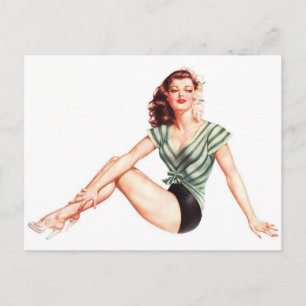 Alberto Vargas  Pin up Briefkaart