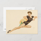 Alberto Vargas  Pin up Briefkaart (Voorkant / Achterkant)