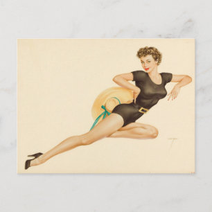 Alberto Vargas  Pin up Briefkaart