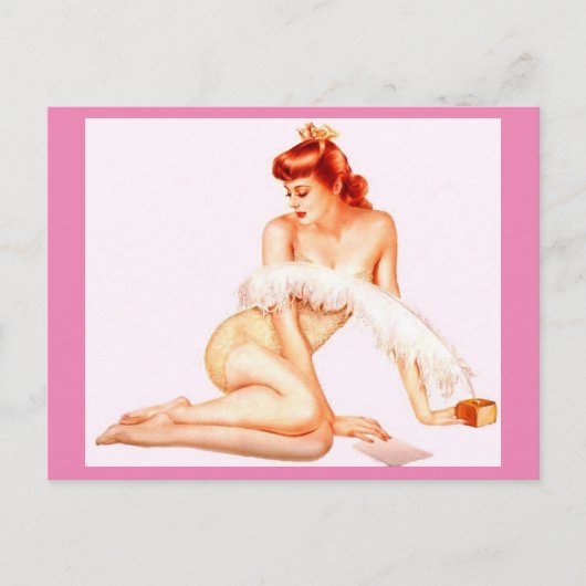 Alberto Vargas  Pin up Briefkaart (Voorkant)