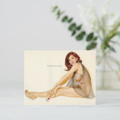 Alberto Vargas  Pin up Briefkaart (Staand voorkant)