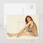 Alberto Vargas  Pin up Briefkaart (Voorkant / Achterkant)