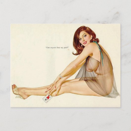 Alberto Vargas  Pin up Briefkaart (Voorkant)
