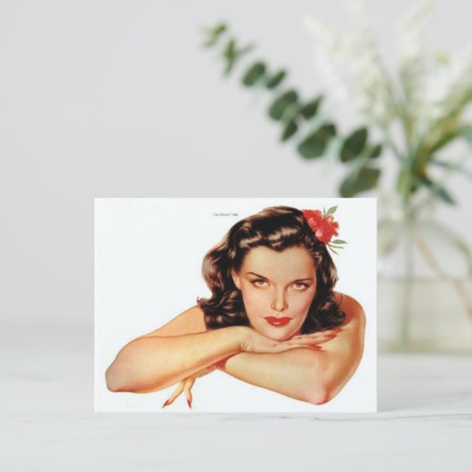 Alberto Vargas  Pin up Briefkaart (Staand voorkant)