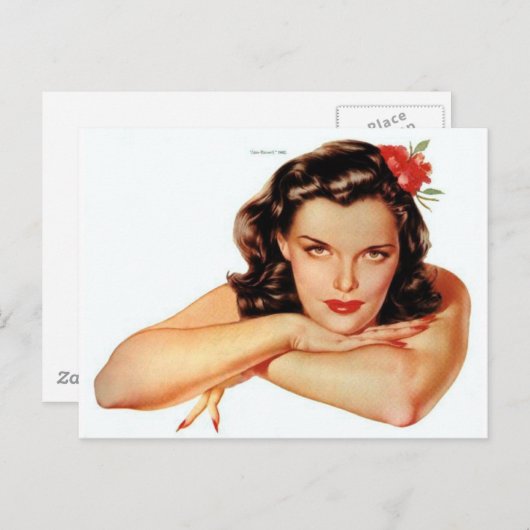 Alberto Vargas  Pin up Briefkaart (Voorkant / Achterkant)