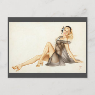 Alberto Vargas  Pin up Briefkaart
