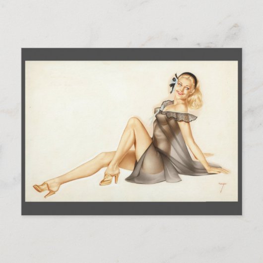 Alberto Vargas  Pin up Briefkaart (Voorkant)