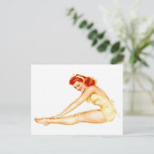 Alberto Vargas Pin up Briefkaart (Staand voorkant)
