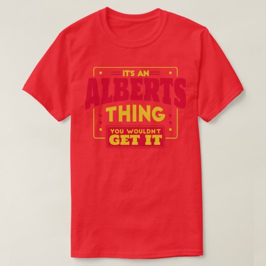 Alberts T-shirt (Design voorkant)