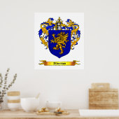 Albertson Coat of Arms Poster (Keuken)