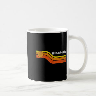 Albertville - Vintage Mannen Vrouwen 70s 80s Grafi Koffiemok