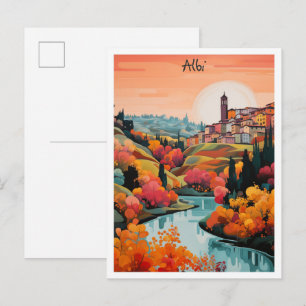 Albi Frankrijk Reizen Stad Esthetiek Briefkaart