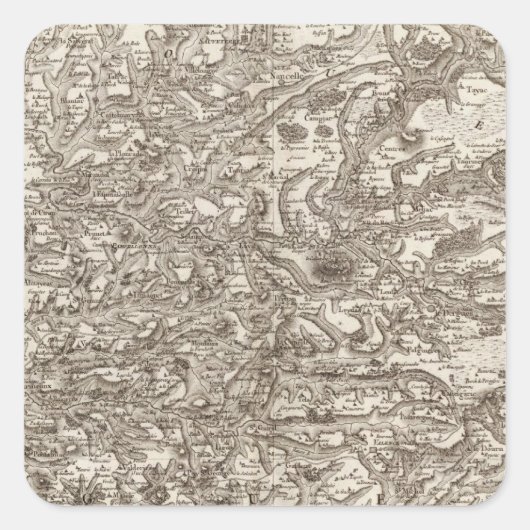 Albi Vierkante Sticker (Voorkant)