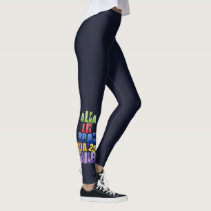 Albin 25-fonetisch alfabet leggings