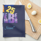 Albin 25-fonetisch alfabet theedoek (Quarter Fold)