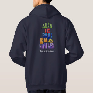 Albin 25 Phonetisch Alfabet Hoodie
