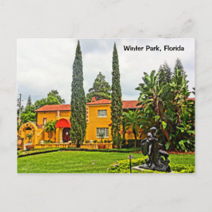Albin Polasek Museum & Tuinen Winter Park FL Briefkaart