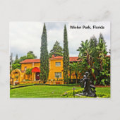 Albin Polasek Museum & Tuinen Winter Park FL Briefkaart (Voorkant)
