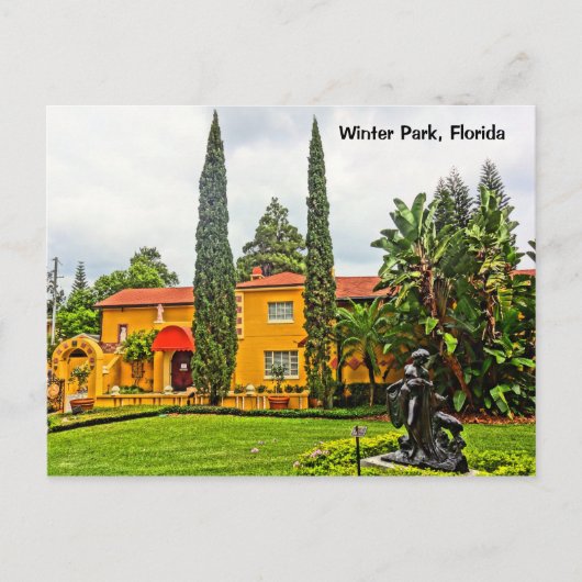 Albin Polasek Museum & Tuinen Winter Park FL Briefkaart (Voorkant)