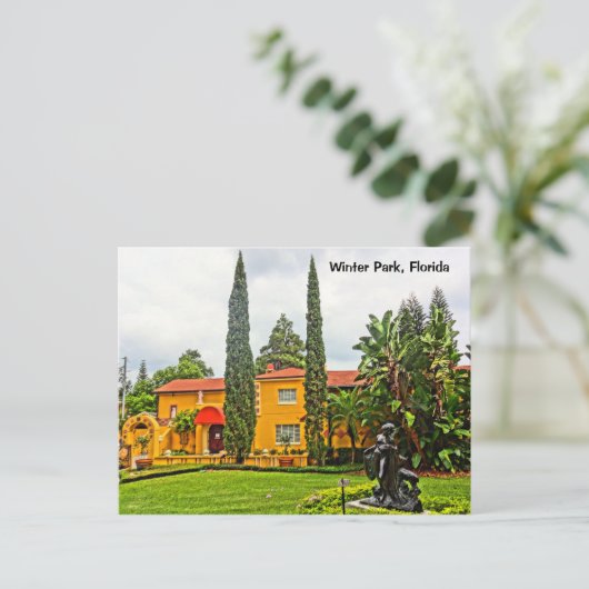 Albin Polasek Museum & Tuinen Winter Park FL Briefkaart (Staand voorkant)