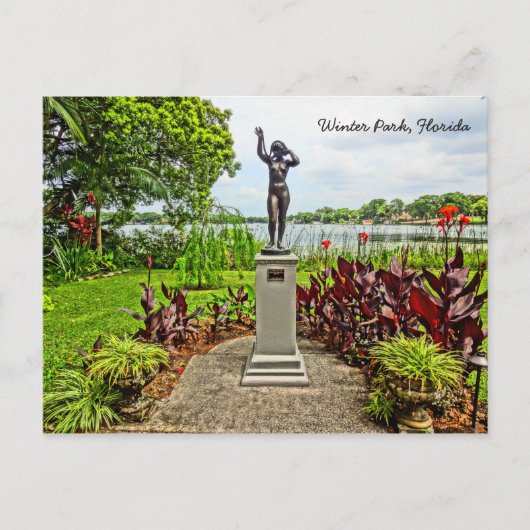 Albin Polasek Sculpture Gardens Winter Park FL Briefkaart (Voorkant)