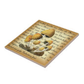 Albin Schmalfuß ~ Glimmertintling-1~ paddenstoelen Tegeltje (Zijkant)