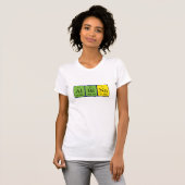 Albina Periodic table name shirt (Voorkant volledig)