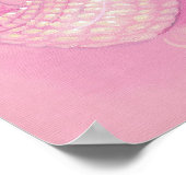 Albino Alligator Angel — groot oog onderbroed Kuns Poster (Hoek)