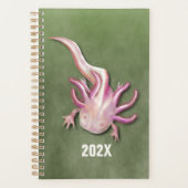 Albino Axolotl "Walking Fish" Planner (Voorkant)