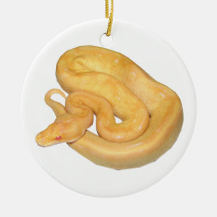 Albino Champagne Keramisch Ornament